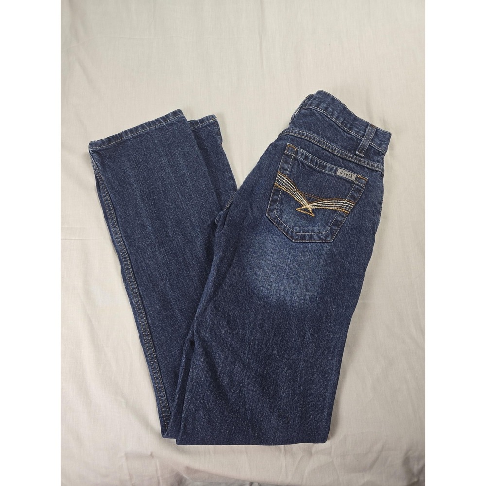 Cruel Georgia Jeans Juniors‎ 1L Blue Mid Rise Bootcut Embroidered Denim Western